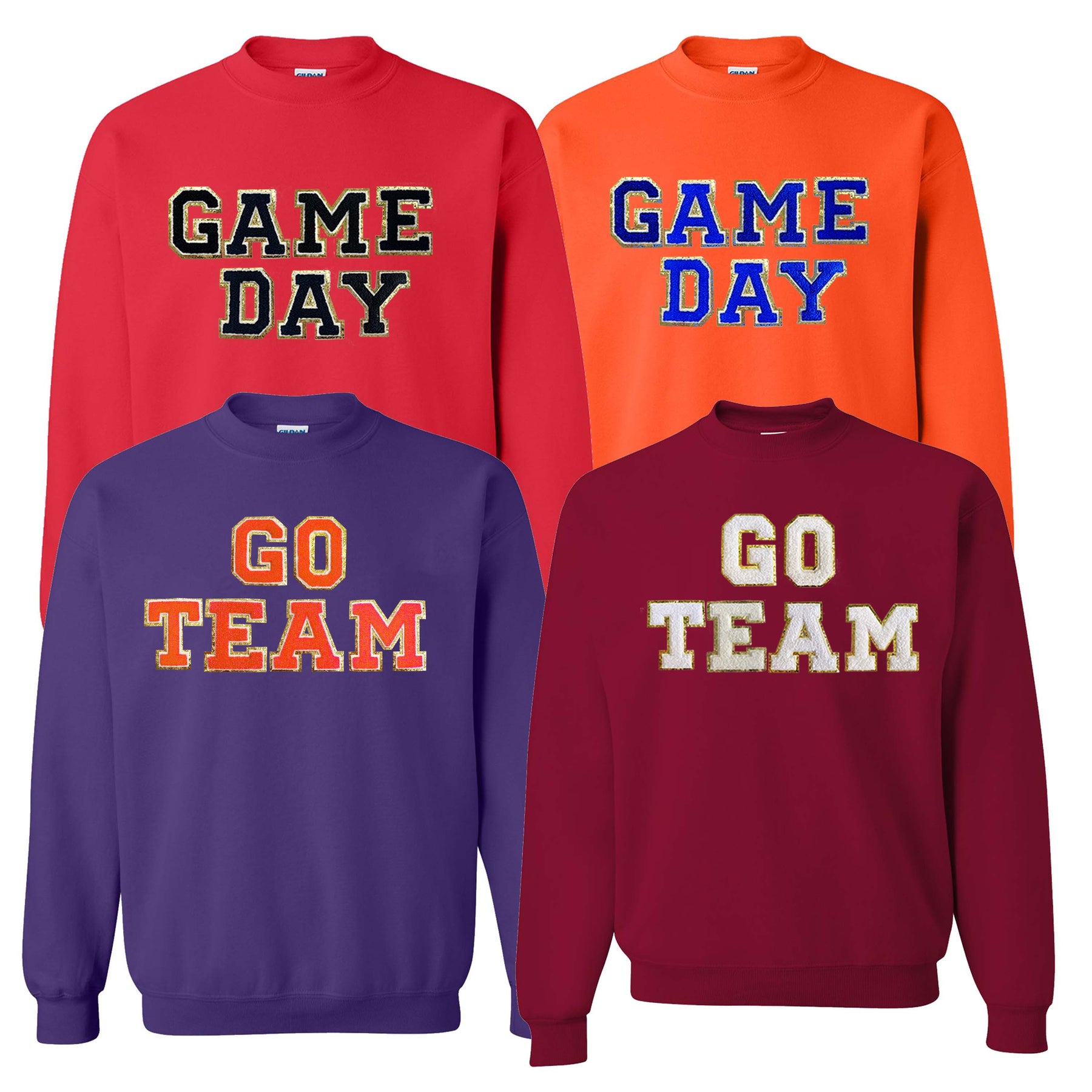 Make It Yours™ Letter Patch Gameday Crewneck Sweatshirt – United